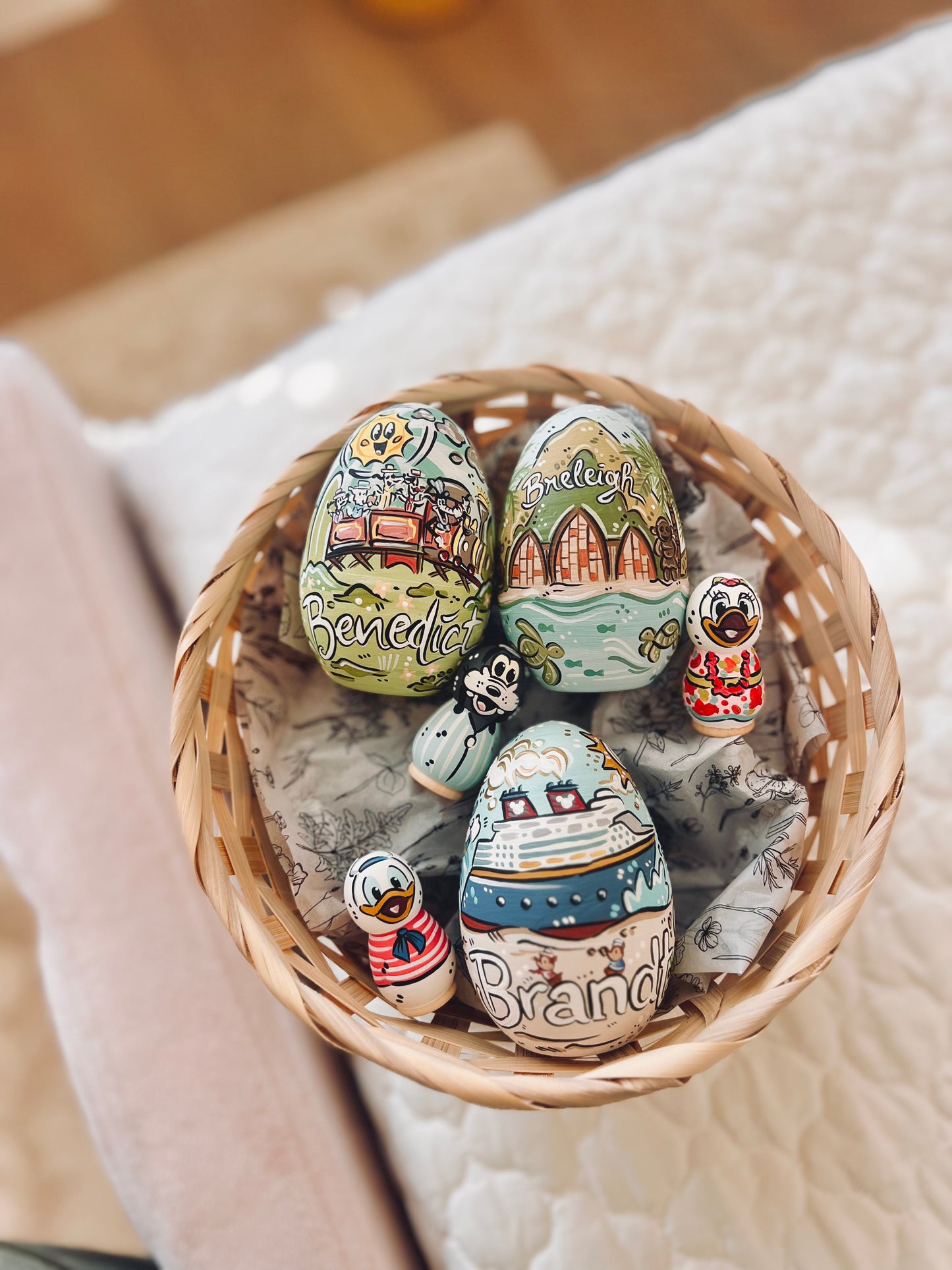 Wooden Fillable Easter Egg - custom