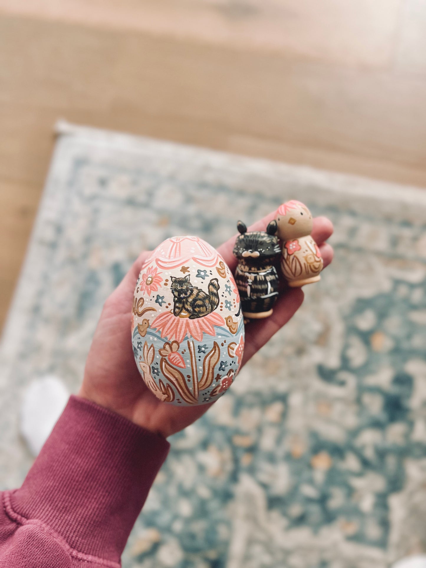 Wooden Fillable Easter Egg - custom