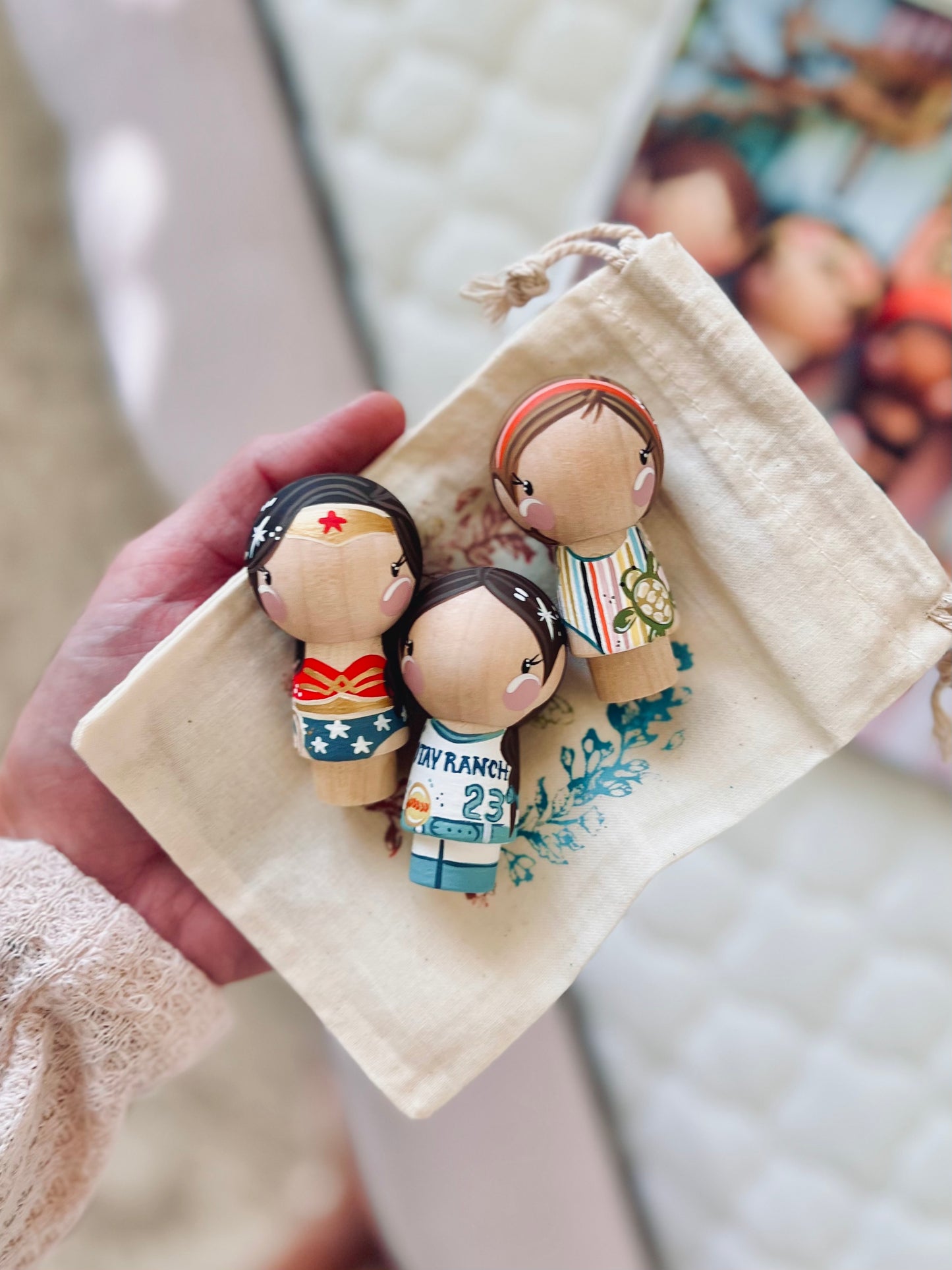 Peg Dolls - Kokeshi