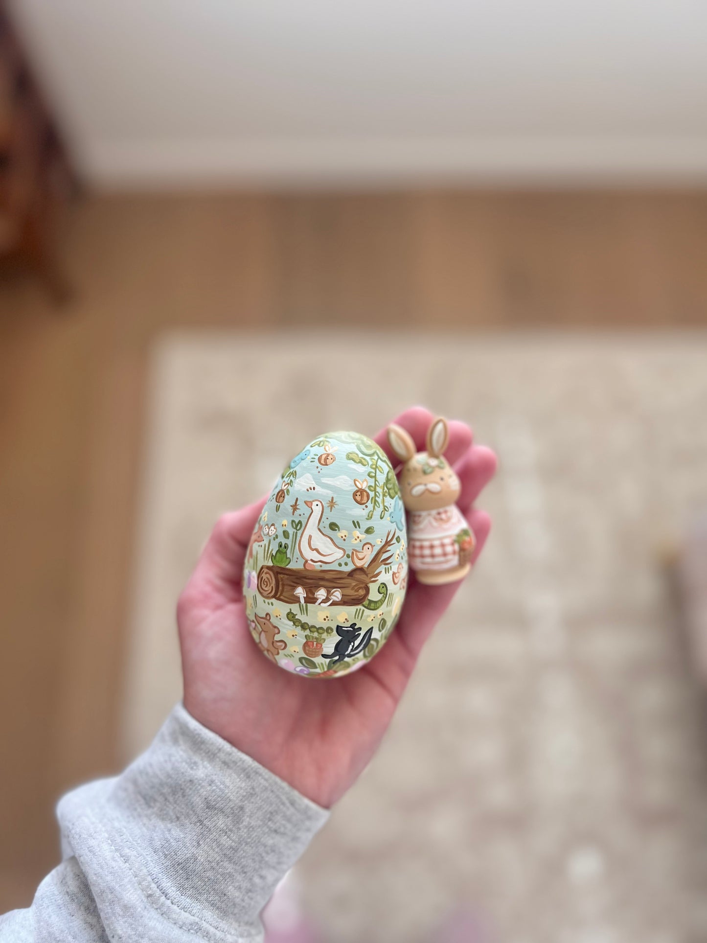 Wooden Fillable Easter Egg - custom