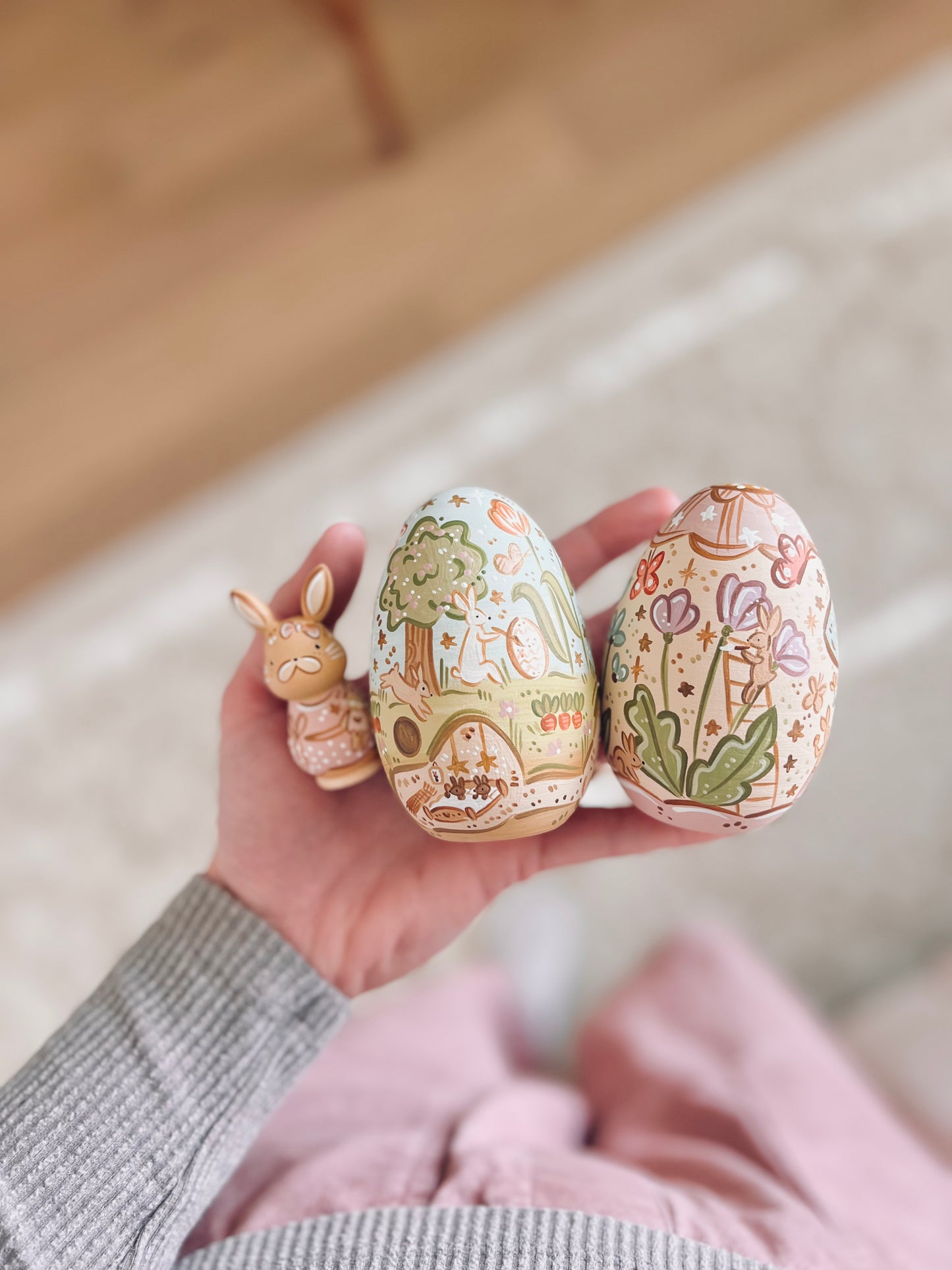 Wooden Fillable Easter Egg - custom